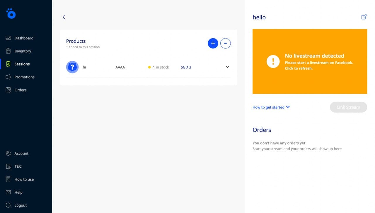 NinjaVan Code Dojo hackathon dashboard
